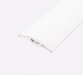 Порог (стык) Русский профиль  разноуровневый ламинированный с дюб, 30*900 мм, Дуб вайт